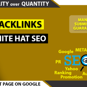 Manual White Hat Backlinks High DA