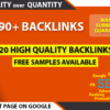 20 da 90 Backlinks for your Website