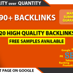 20 da 90 Backlinks for your Website