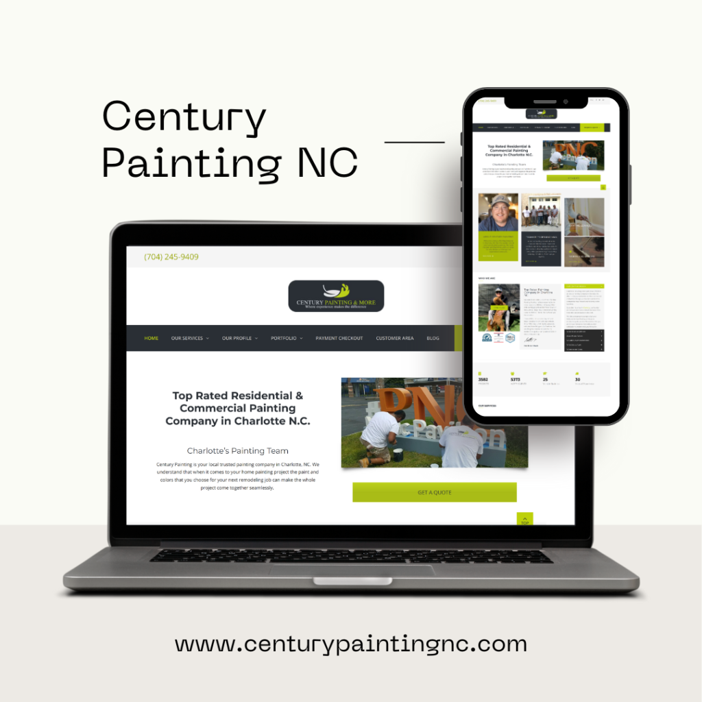 Century Painting NC - Desktop and Mobile Image