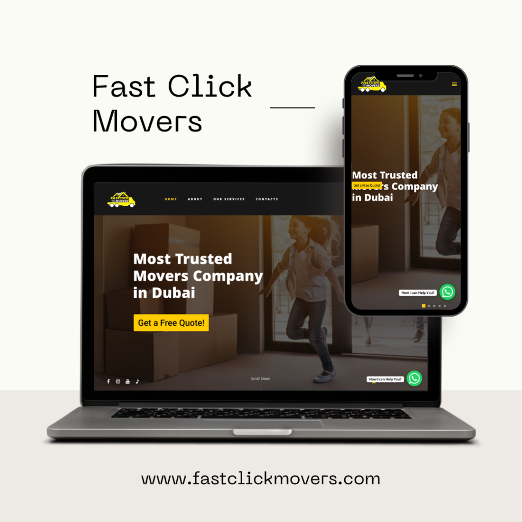 Fast Click Movers - Desktop and Mobile Image