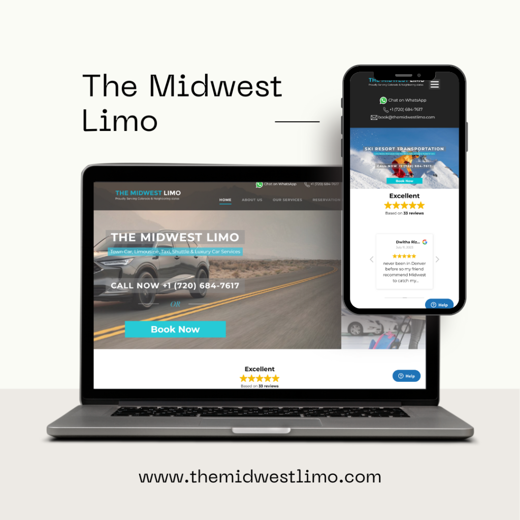 The Midwest Limo - Desktop and Mobile Image
